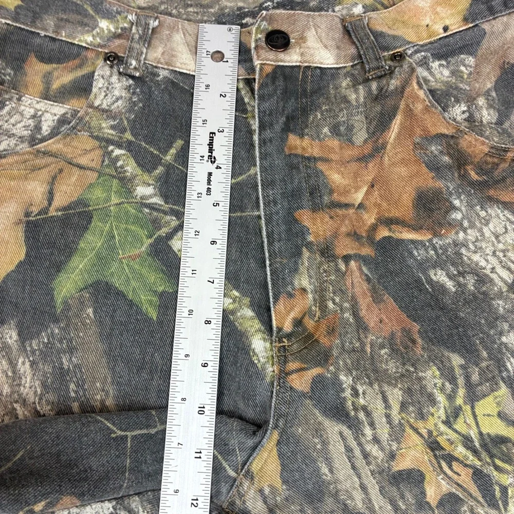 Field Staff Men Camo Hunting Jeans 36x32 Real Tree Forest Camouflage Denim Pants